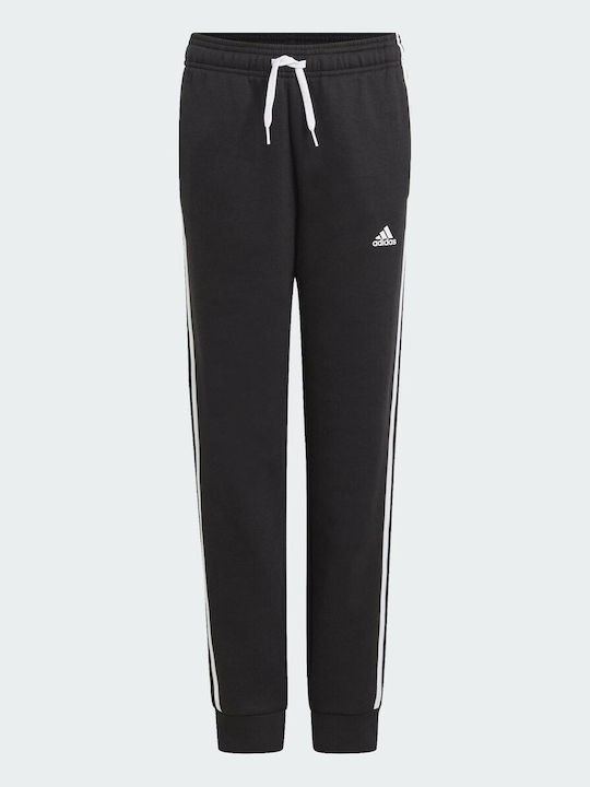 Παιδικό Παντελόνι Φόρμας Μαύρο Essentials 3-Stripes