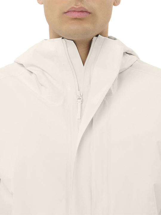 Sportjacke Wasserdicht Ecru