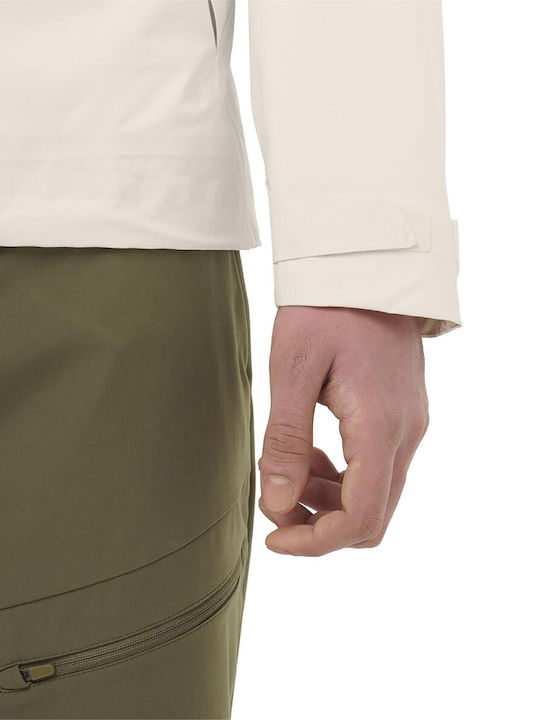 Sportjacke Wasserdicht Ecru