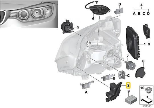 Led Hedgehog Module Turn Indicators Bmw 3 Series Right