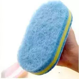Cleaning Brush Handle – Durable Sponge Bathroom & Kitchen