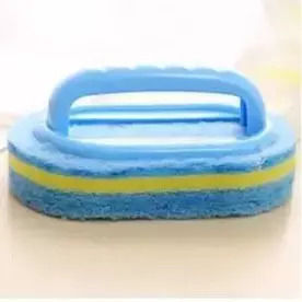 Cleaning Brush Handle – Durable Sponge Bathroom & Kitchen