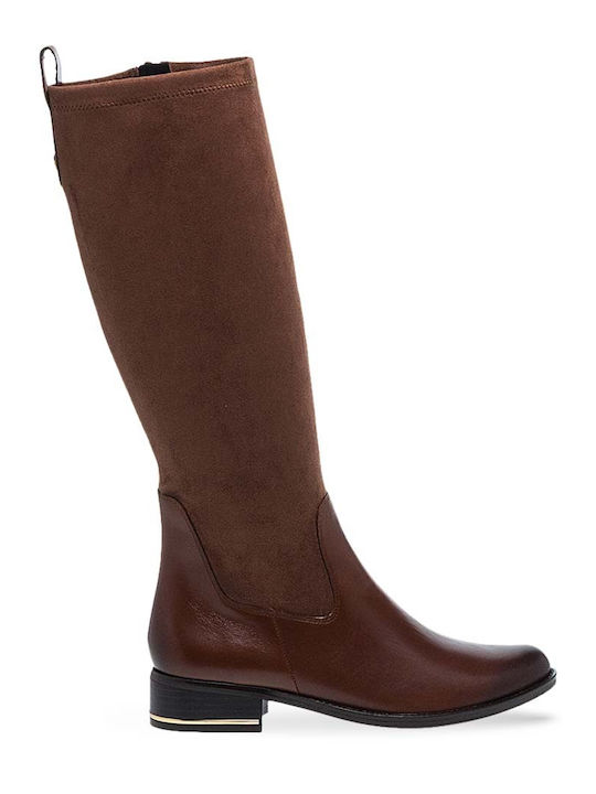 Leather Women's Boots Tabac Brown