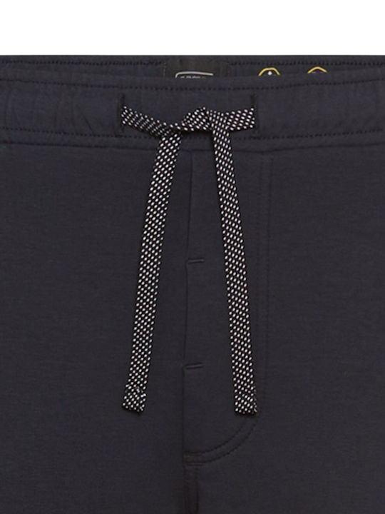 Trousers Chino Elastic in Regular Fit Dark Blue