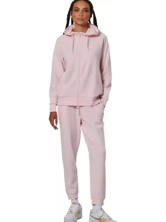 Παντελόνι Φόρμας με Λάστιχο Fleece Ροζ