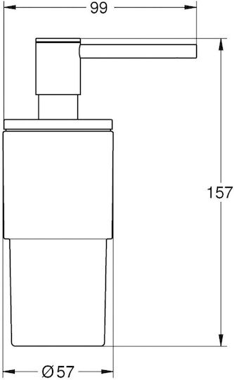 Grohe Dispenser Γυάλινο 160ml