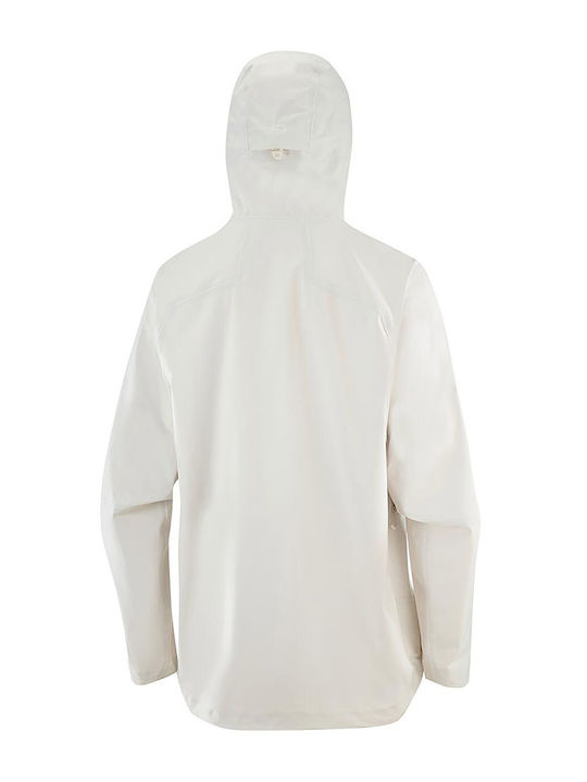 Outerpath Women's Lifestyle Jacket Waterproof for Winter with Hood Beige