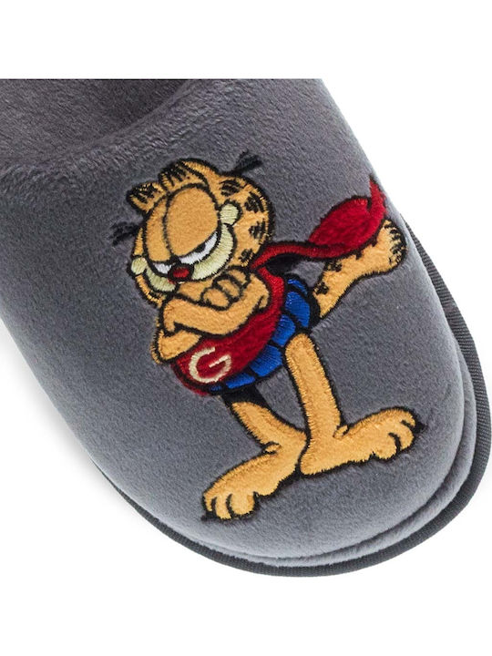 Garfield Χειμερινές Γυναικείες Παντόφλες Γκρι
