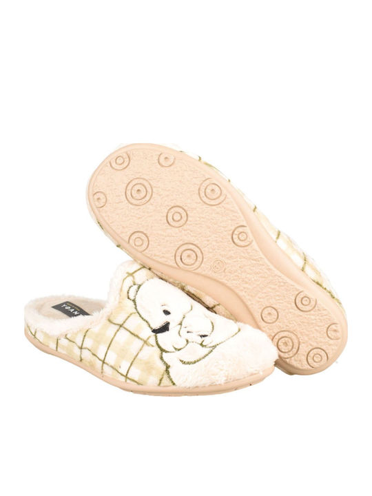 Winter Women's Slippers Beige