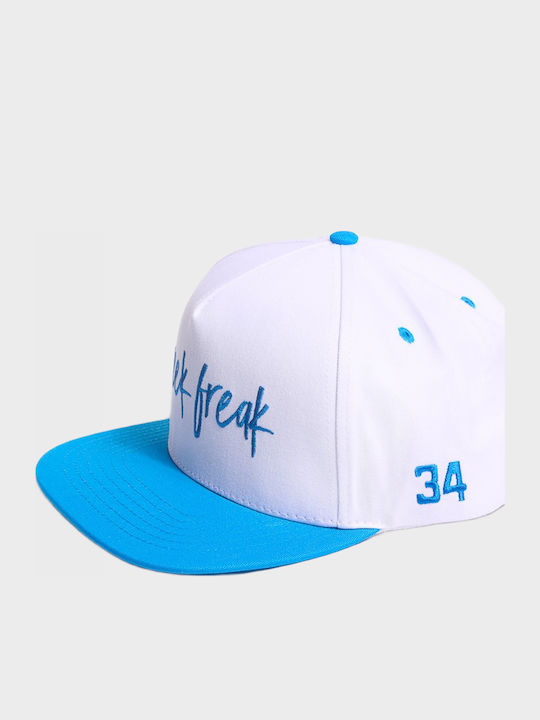 Antetokounbros Greek Freak Logo Unisex Jockey White Sky Blue