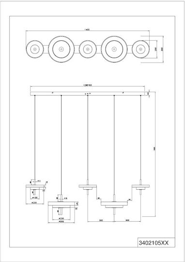 Trio Lighting Keaton Κρεμαστό Φωτιστικό Trio Lighting Keaton Κρεμαστό Φωτιστικό