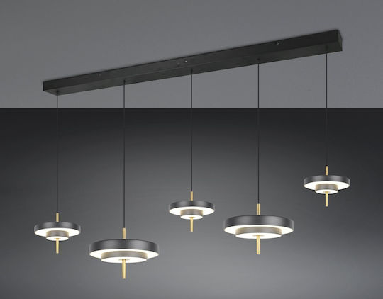 Trio Lighting Keaton Pendant Light Black