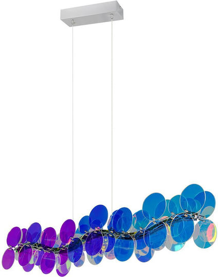 Trio Lighting Κρεμαστό Φωτιστικό Διάφανο