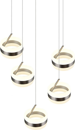 Trio Lighting Dios Pendant Light Silver
