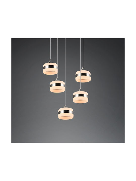 Trio Lighting Dios Lustră Argintiu