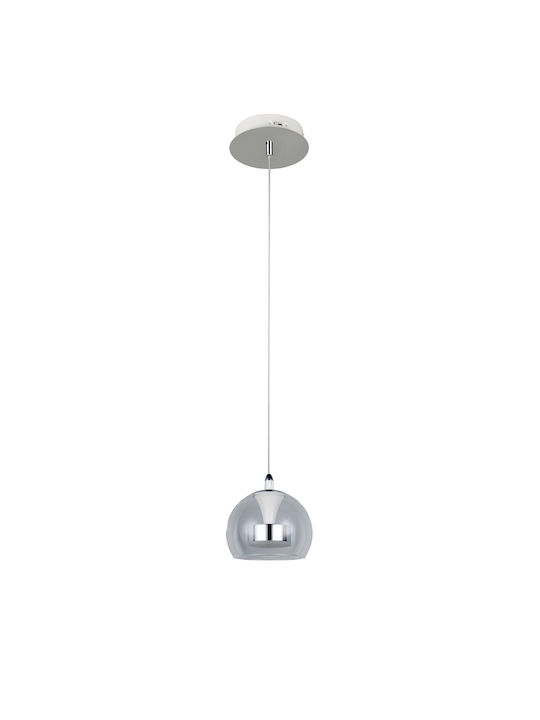 Trio Lighting Flynt Κρεμαστό Φωτιστικό Ασημί