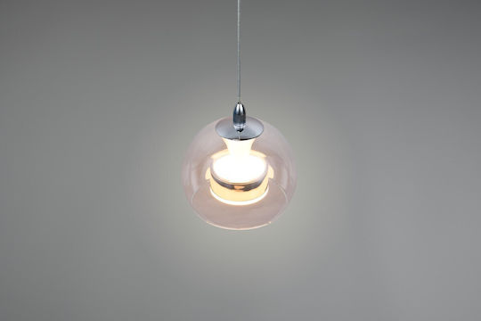 Trio Lighting Flynt Pendant Light Silver