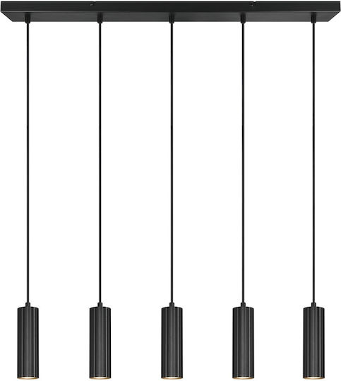 Trio Lighting Soka Κρεμαστό Φωτιστικό Μαύρο