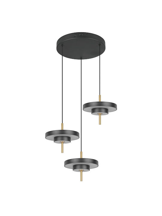 Trio Lighting Keaton Κρεμαστό Φωτιστικό Μαύρο