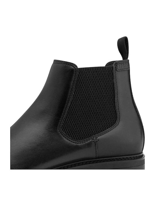 Piele Negru Ghete Chelsea Anatomic