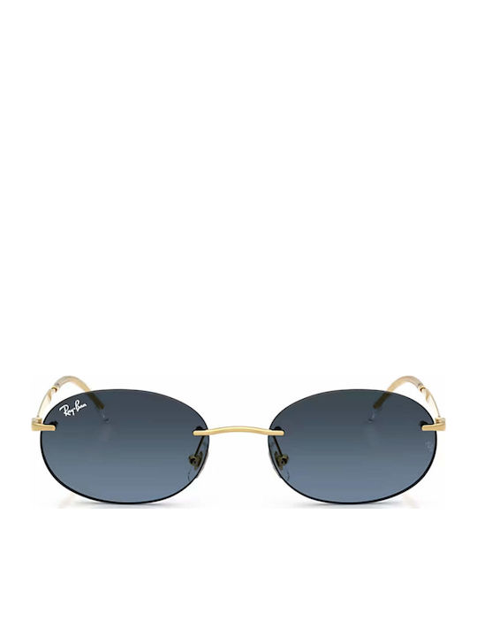 Ray Ban Γυαλιά Ηλίου Χρυσά με Μεταλλικό Σκελετό Ray Ban Γυαλιά Ηλίου Χρυσά με Μεταλλικό Σκελετό