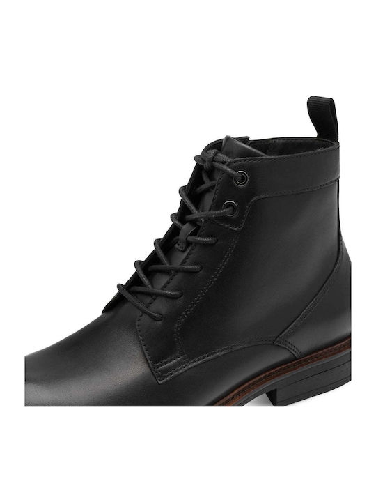 Leather Black Men's Boots