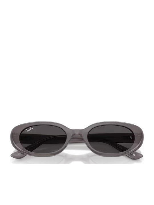 Ray Ban Γυναικεία Γυαλιά Ηλίου με Γκρι Κοκκάλινο Σκελετό και Γκρι Φακό RB4441D 677787