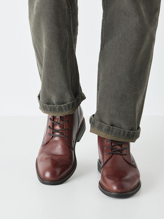 Leder Tabac Braun Herrenstiefel Anatomisch