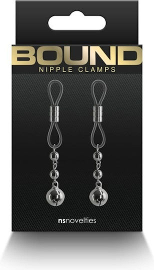 Ns Novelties Nipple Clamps in Black Color