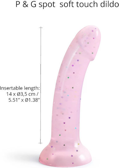 Love to Love Ρεαλιστικό Dildo με Βεντούζα Ροζ