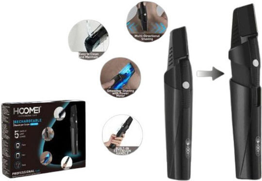 Hoomei HM-7292 Electric Shaver Body / Face Rechargeable / Corded