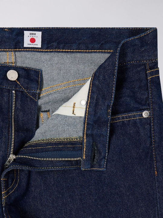 Made In Japan Men's Jeans Pants Regular Tapered Fit Rinsed