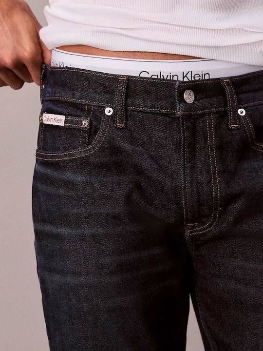Men's Jeans Pants Elastic with Slim Tapered Fit Sapphire Tango