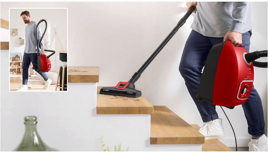 Bosch BGB41PET1 Vacuum Cleaner 700W Bagged 4lt Red