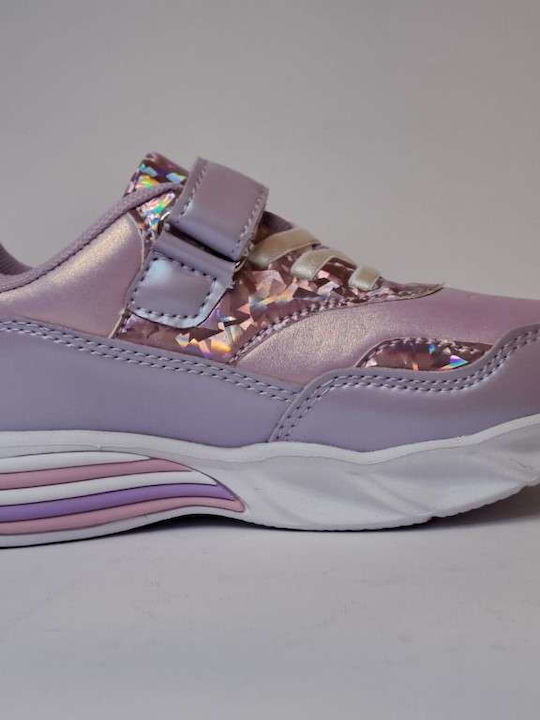 Kinder Sneakers mit Lichtern Rosa