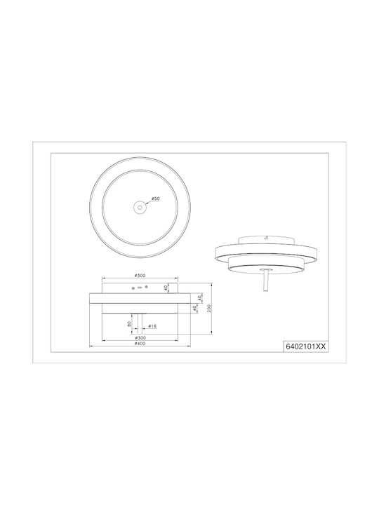 Trio Lighting Keaton Πλαφονιέρα Trio Lighting Keaton Πλαφονιέρα