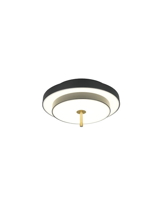 Trio Lighting Keaton Plafonieră de Tavan Neagră