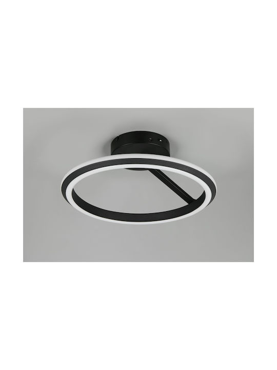Trio Lighting Amador Ceiling Mount Light Black