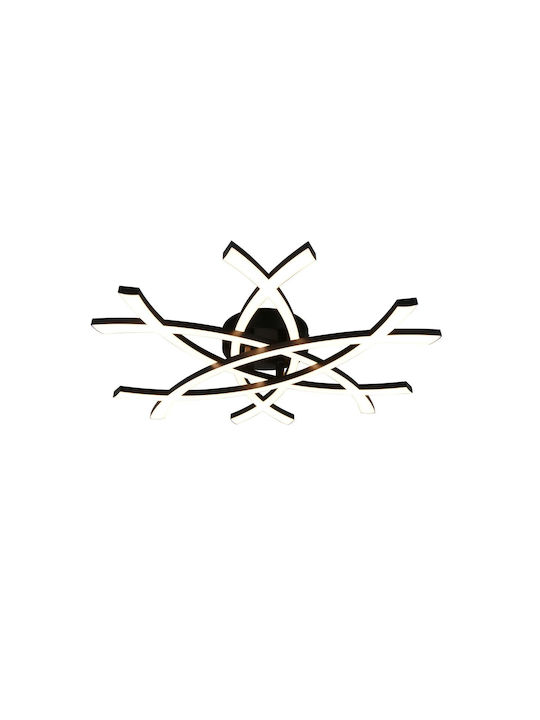 Trio Lighting Ceiling Mount Light Black with Integrated LED