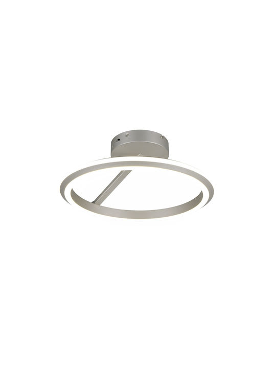 Trio Lighting Amador Ceiling Mount Light Silver