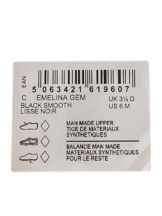 Ballerinas Emelina Gem Black