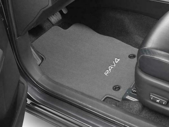 Toyota Genuine Fabric Car Mats Full Set Toyota RAV4 13'-17' Includes 2 Front 2 Rear Anthracite Car Mats