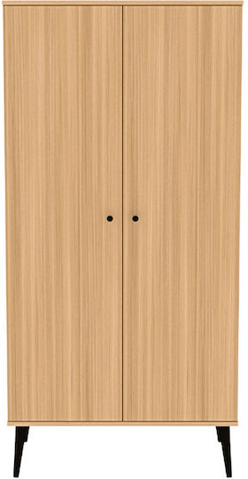 Двойна врата Нтoулάпа Кафяв 96x58x196см