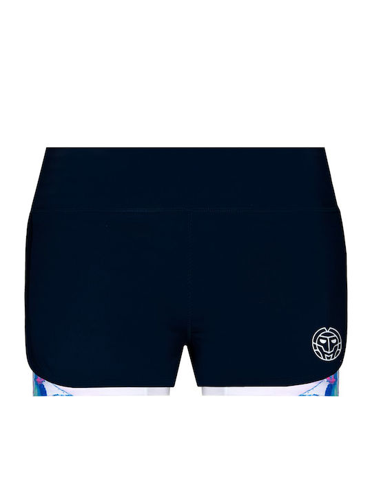 Women's Tennis Shorts Bidi Badu Chidera Tech 2 In 1 Blue Rose