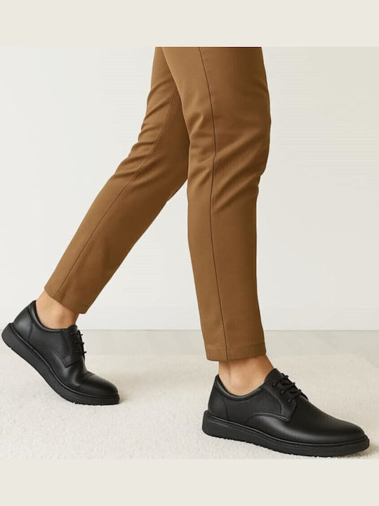 Men's Leather Casual Shoes Black