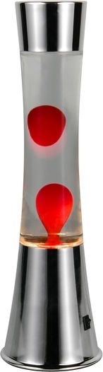 Trio Lighting Dekorative Lampe Lavalampe Silber
