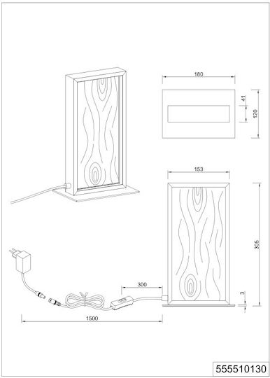 Trio Lighting Διακοσμητικό Φωτιστικό Kalea LED Θερμό Λευκό 3000K