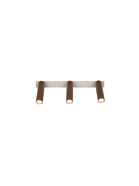 Trio Lighting Ambala Σποτ σε Καφέ Χρώμα