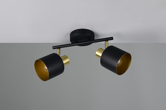 Trio Lighting Spot în Culoare Negru