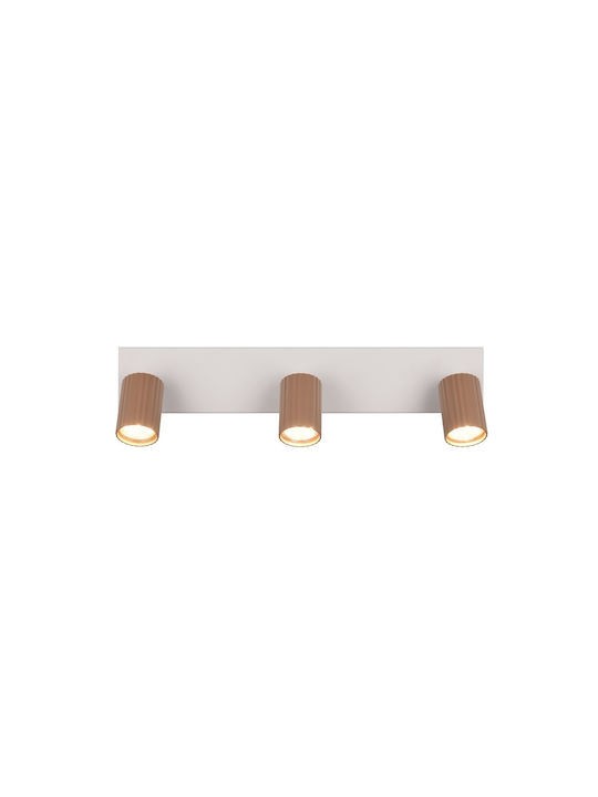 Trio Lighting Soka Σποτ σε Καφέ Χρώμα